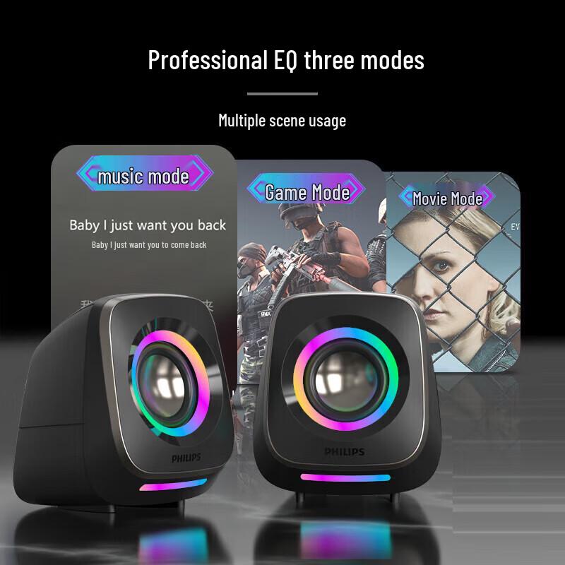 Philips SPA710 RGB Bluetooth Computer Speakers