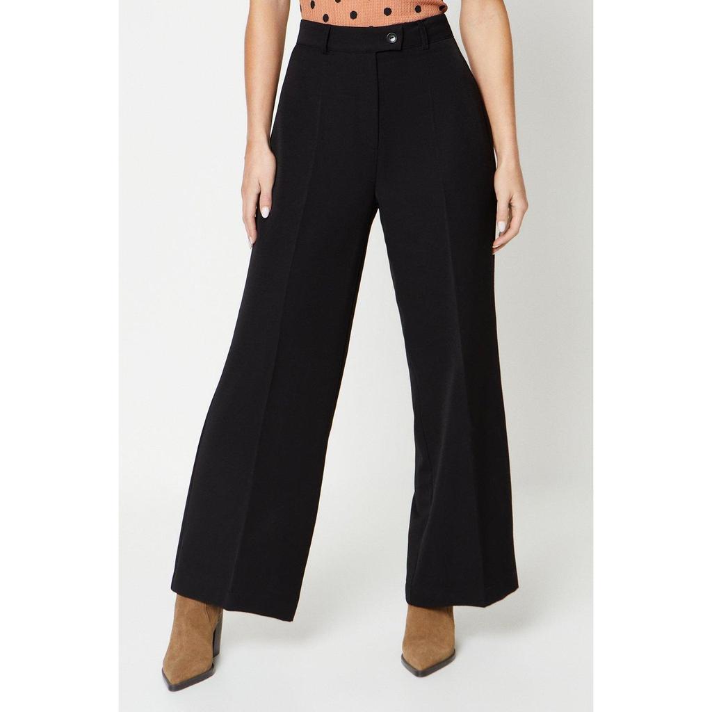 Dorothy Perkins Womens/Ladies High Waist Petite Wide Leg Trousers