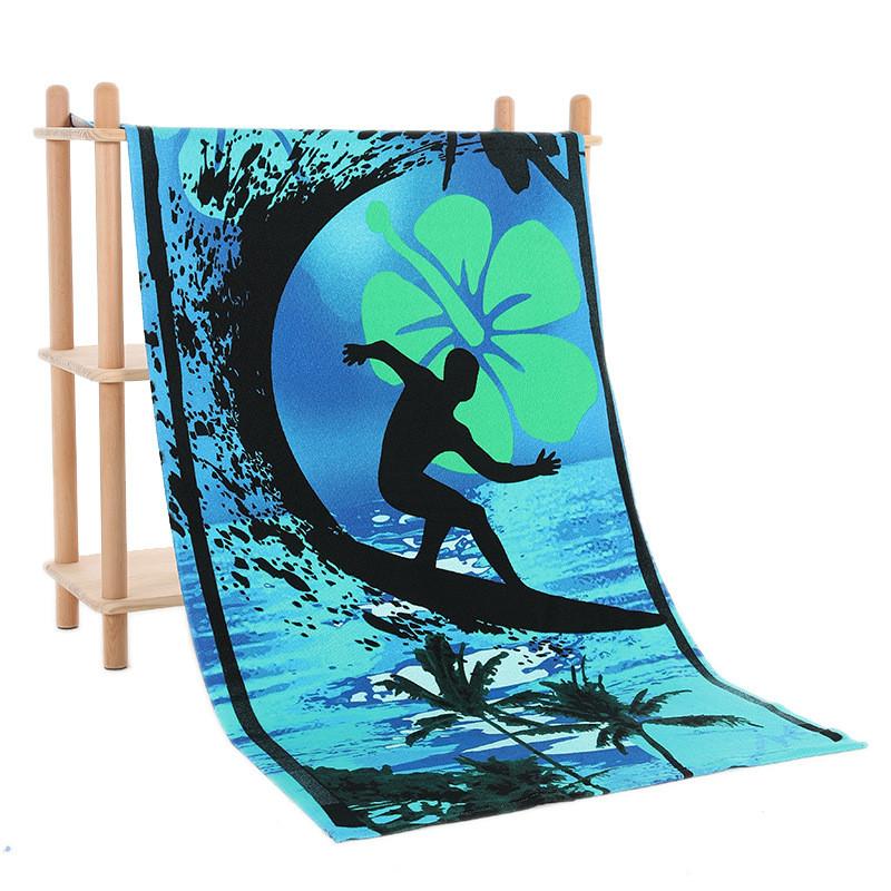 Vibrant Colorful Print Microfiber Bath Towel Ideal For Swimmers And Beach Lovers