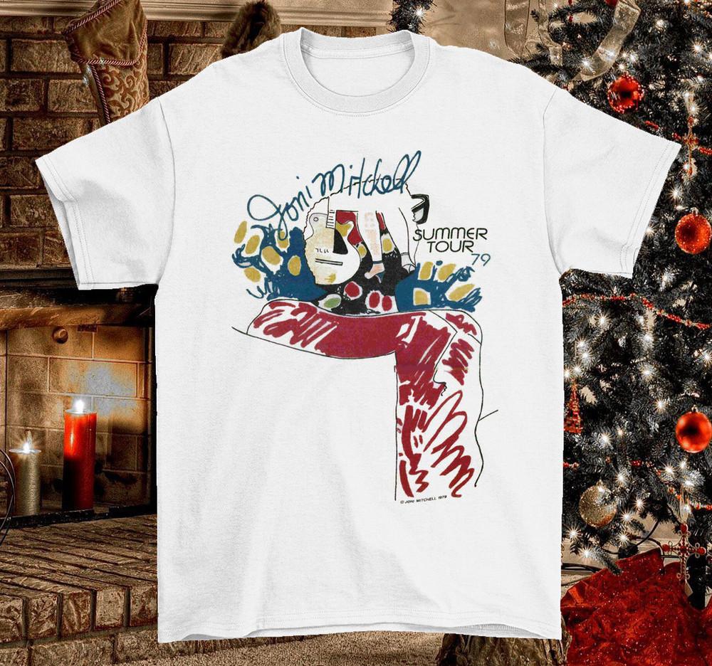 Joni Mitchell Summer Tour 79  Full Size S-5XL Unisex T-Shirt XXXL