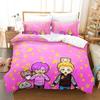 3D Cartoon Foxy Boxy Lanky-box Bettwäsche-Set Bettbezug Schlafzimmer Deckenbezüge Einzelbett Twin King-Size Steppdeckenbezug Zuhause 2/3-teiliges Werkzeug