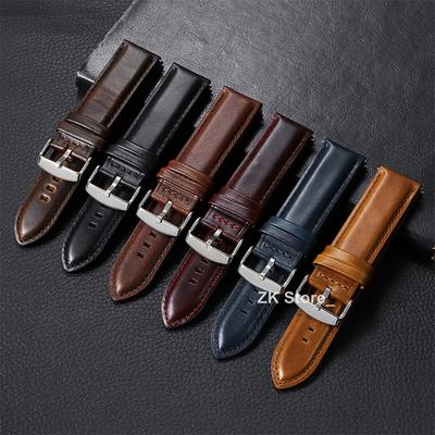 18mm 20mm 22mm 24mm 26mm Vintage Genuine Leather Straps Stitching Cowhide Watch Band Quick Release Bracelet Sport Wristband