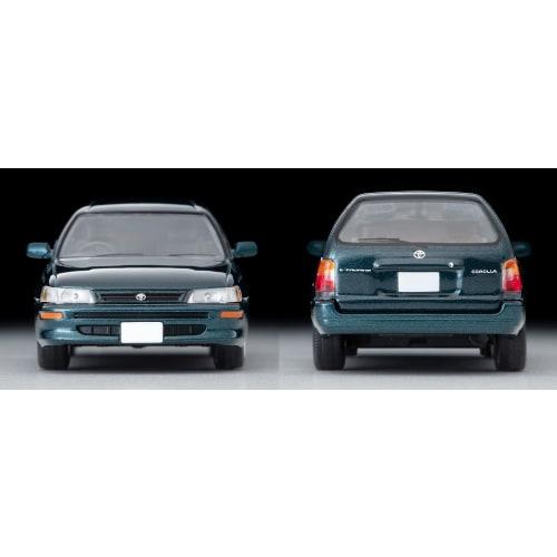 Tomytec Tomica Limited Vintage Neo 1/64 Scale LV-N287b Toyota Corolla Wagon L Touring (Green, 1996 Model) - Finished Product