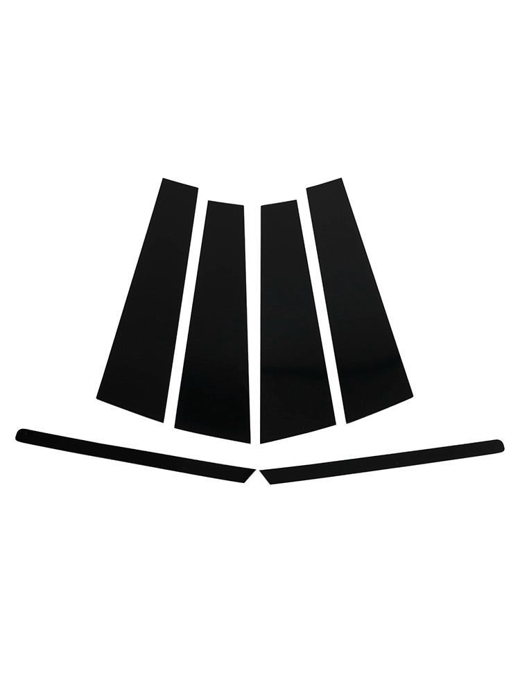 6Pcs Car Window Pillar Posts Cover Trim For Honda Civic 2006-2011