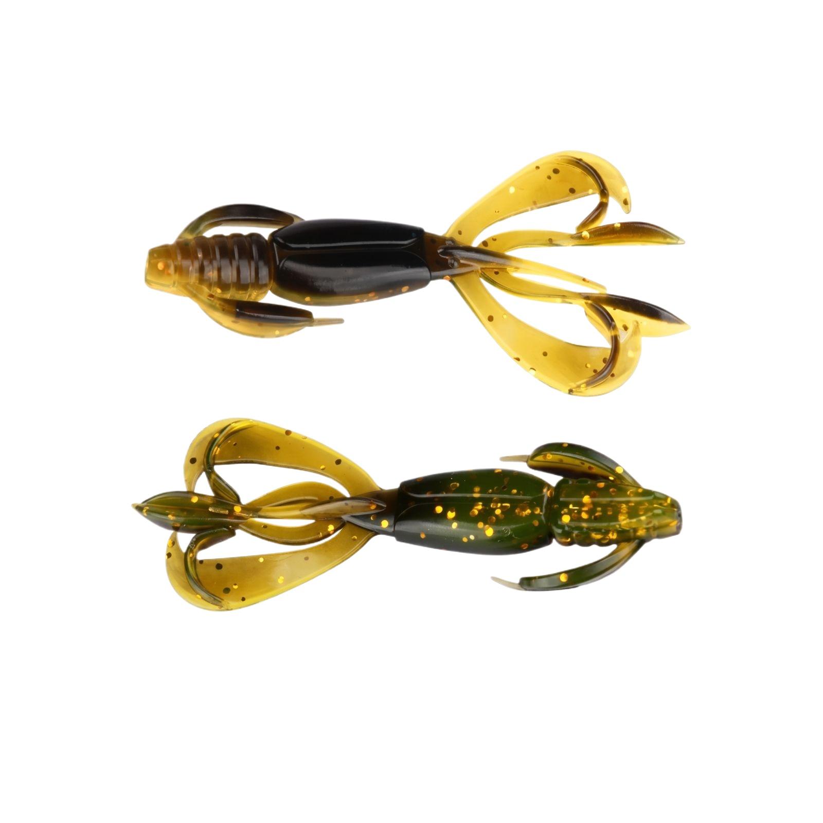 

Crazy Flapper Soft Shrimp for Fresh Saltwater Bass one size чёрный