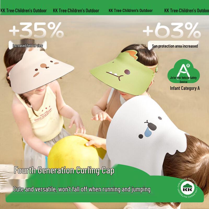 Kocotree Kids UV Protection Sun Visor Hat