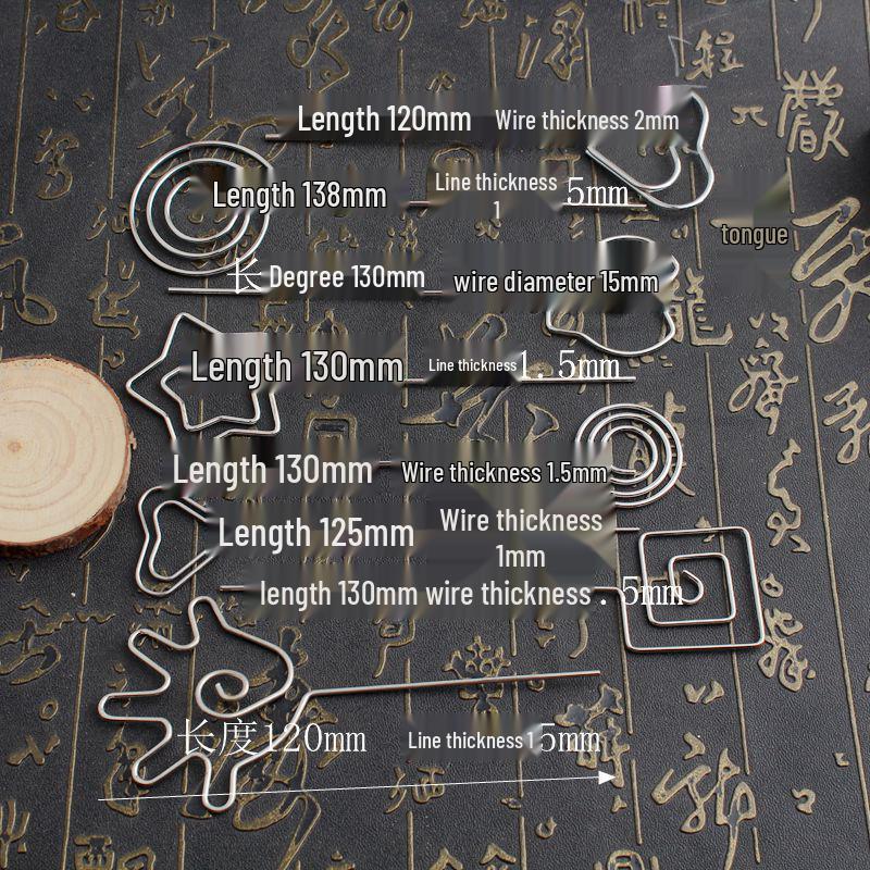 3D Polymer Clay & Wollfilz DIY Memo-Klammer Visitenkartenhalter