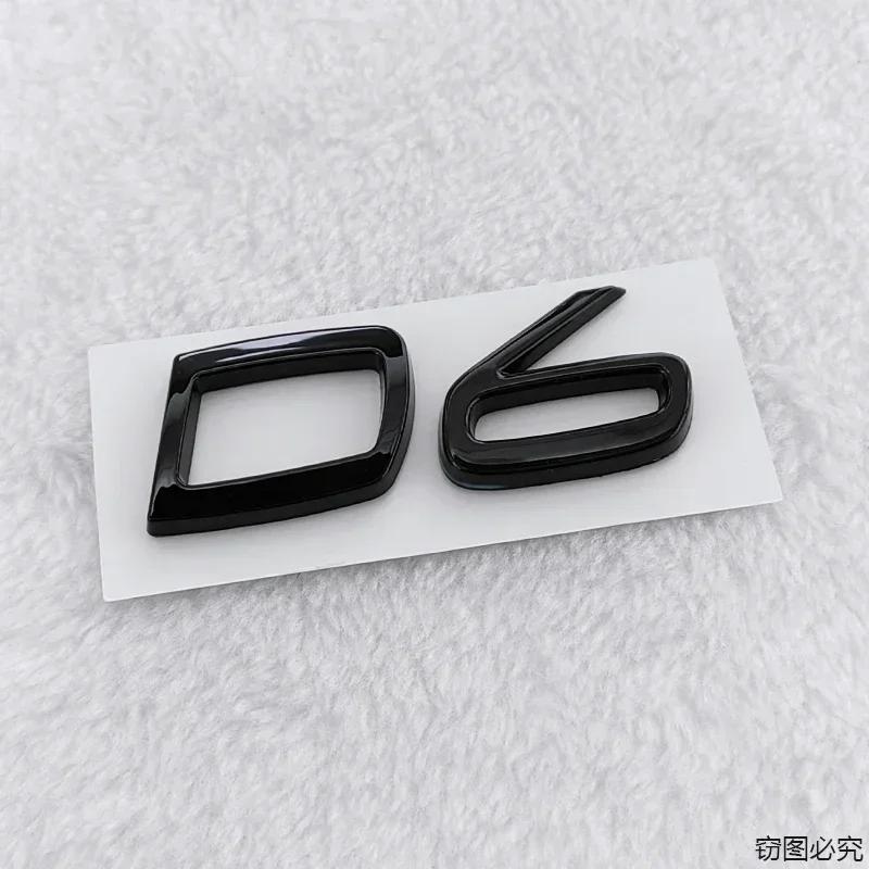 3D Car ABS Rear Trunk Badge Emblem Sticker for Volvo D2 D3 D4 D5 D6 D7 Logo V40 S40 S60 S70 S80 V50 Exterior Accessories