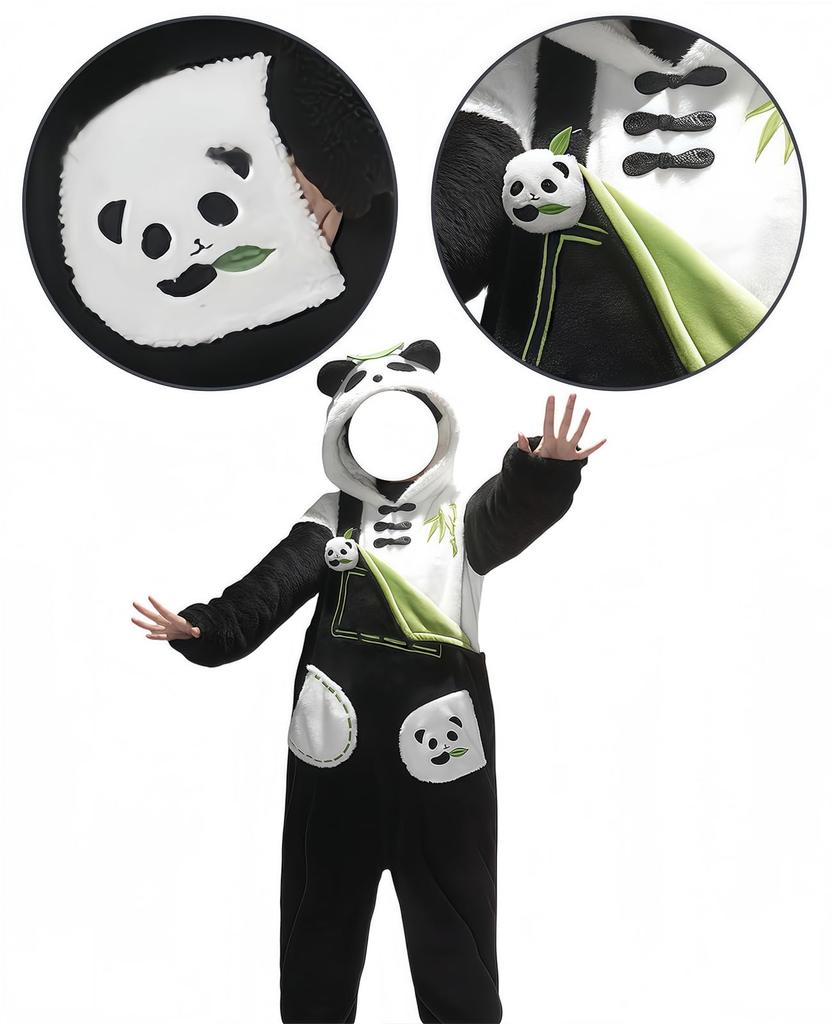 Koi to Miku Cosplay Protagonist Koi Miku Panda Pajama Popular Game Costume [NOKIJP] Costume, Seiya, Homura, Shin, Mahiru, Cosplay, Set, Loungewear,