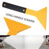 Multifunction Long Handle Scraper with Black Rubber Grip Handle Car Cleaning Tool for Window Tint Film Wrapping Cleaning