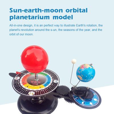 DIY Sonnensystem Modell Globus Erde S-un Mond Orbital Planetarium Pädagogisches Lehrmittel