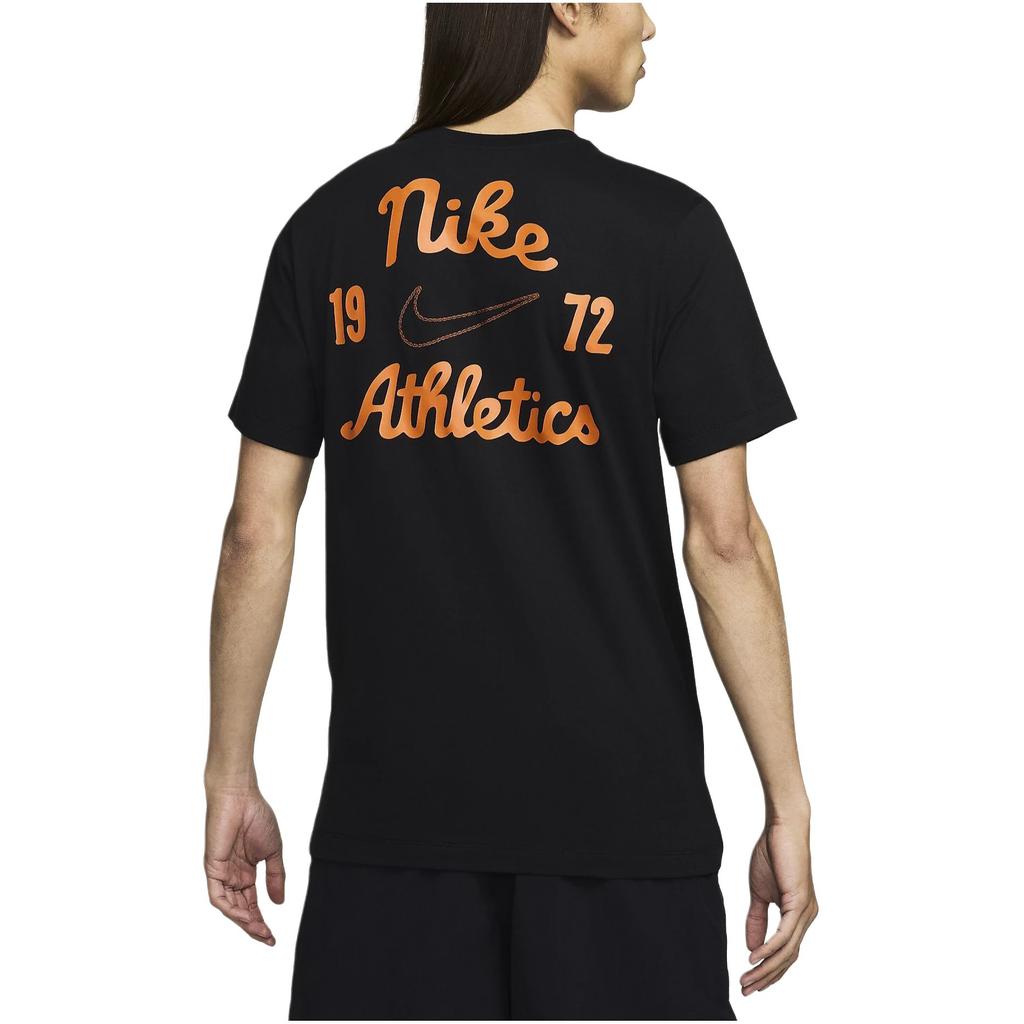 Nike Alphabet Pullover Casual Sport Round Neck Short Sleeve T-Shirt Men Tops Black FV3773-010
