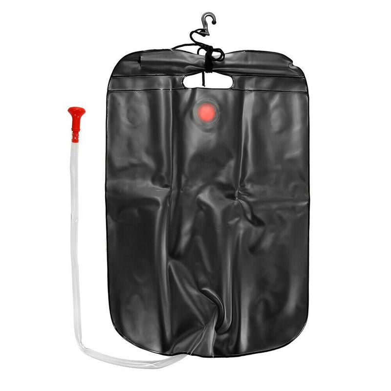 Solar Energy Water Shower Bag 20L Portable Foldable Heated Outdoor Camping RV Caravan Water Bag Travel Tools