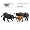 Animal Model Set: Cow, Buffalo, Ox, Rhinoceros, Bison, Bull - Educational Farm Toys for Kids