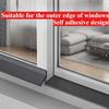 Rainproof Water Backflow Sealing Strip Waterproof Baffle Sill Edge Water Guide Plate Aluminum Sliding Window Water Blocking Bar