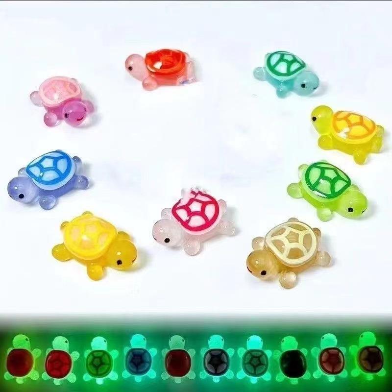 New luminous jewelry turtle pair collision toy ornament surprise small gift