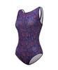 Akuatika Women'S Mid-Cut Indoor Swimsuit Aqa1666 Standard Goggles Pouch Nose Clip 7-Piece Set