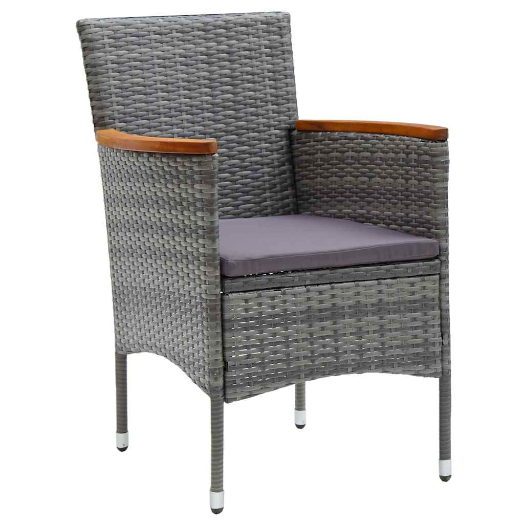 11 Piece Outdoor Dining Set Gray
