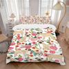 3pcs Pug Pattern Bedding Set, Suitable for Bedroom Decoration, (Includes 1 Duvet Cover And 2 Pillowcases, Quilt Not Included) Yy250822154