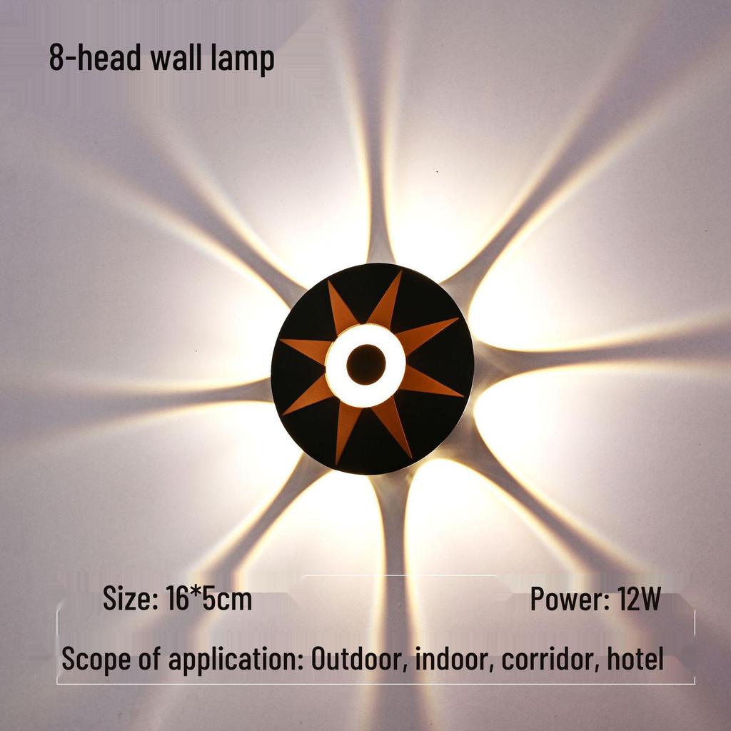 Airplane Series Outdoor Minimalist Wall Light for Villa, Courtyard, Balcony, Corridor, Aisle, or Stairway