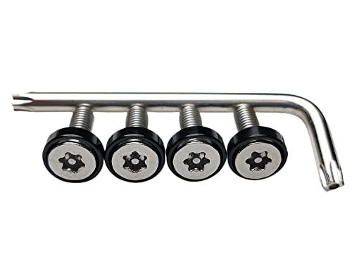 

Kuroobaa Болт для номерного знака автомобиля M6 Противоугонный винт (черный)