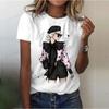 Women T Shirt Harajuku Fashion T-shirt Female Casual Short Sleeve Tops Tee 90s Girls Sexy Tees Shirt Graphic T-shirts Streetwear
