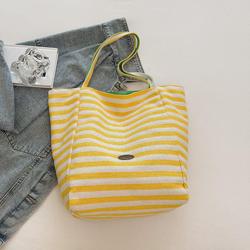 Casual Fashion Foreign Style Simple Bag Women's Spring and Summer Lazy Style Large-capacity Tote Bag Student Class Shoulder Bag