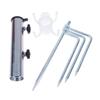 Heavy Duty Portable Beach Umbrella Ground Stand Outdoor Windproof for Camping Garden Backyard Sports Events Activities