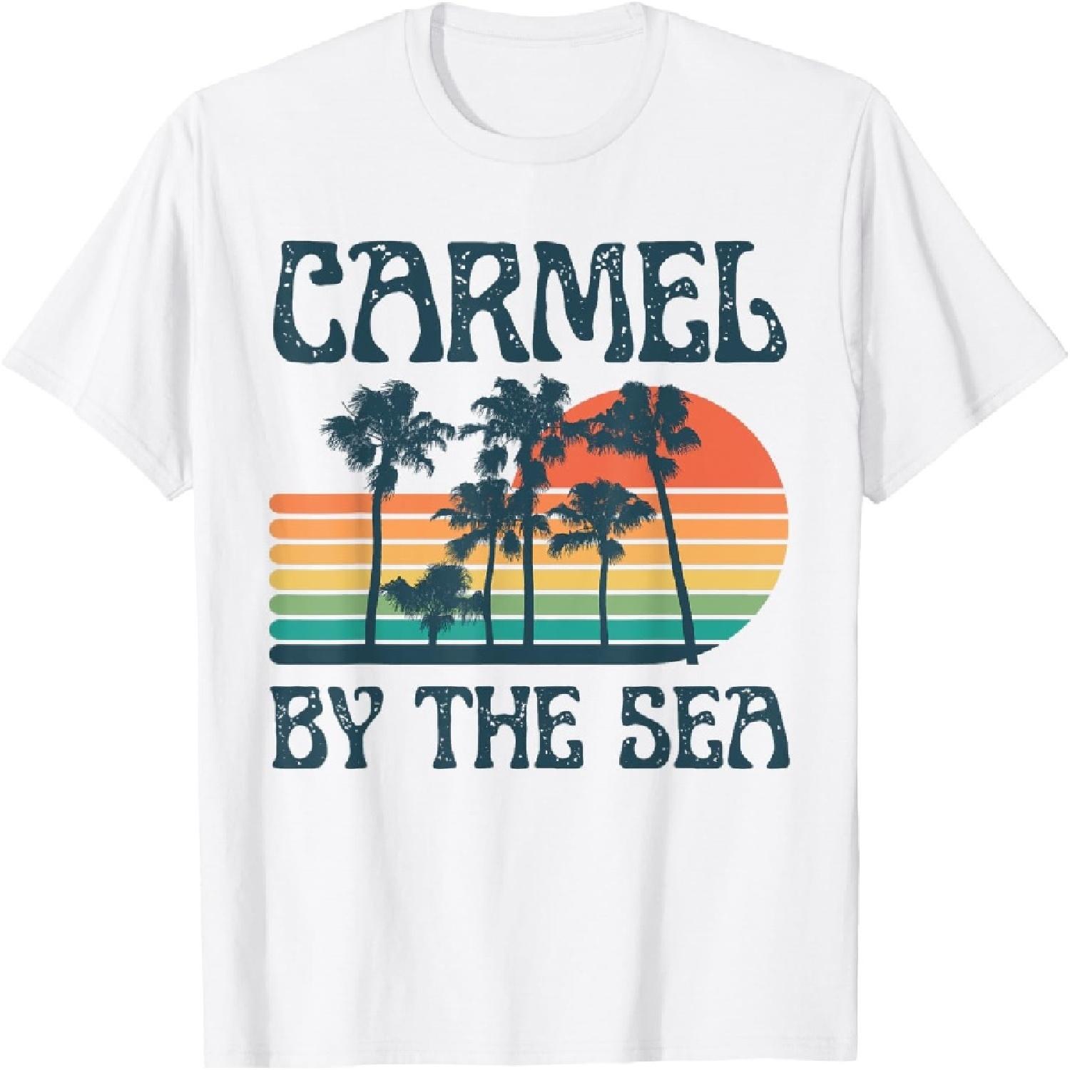 Carmel By The Sea California Summer Vacation Vintage T-Shirt S