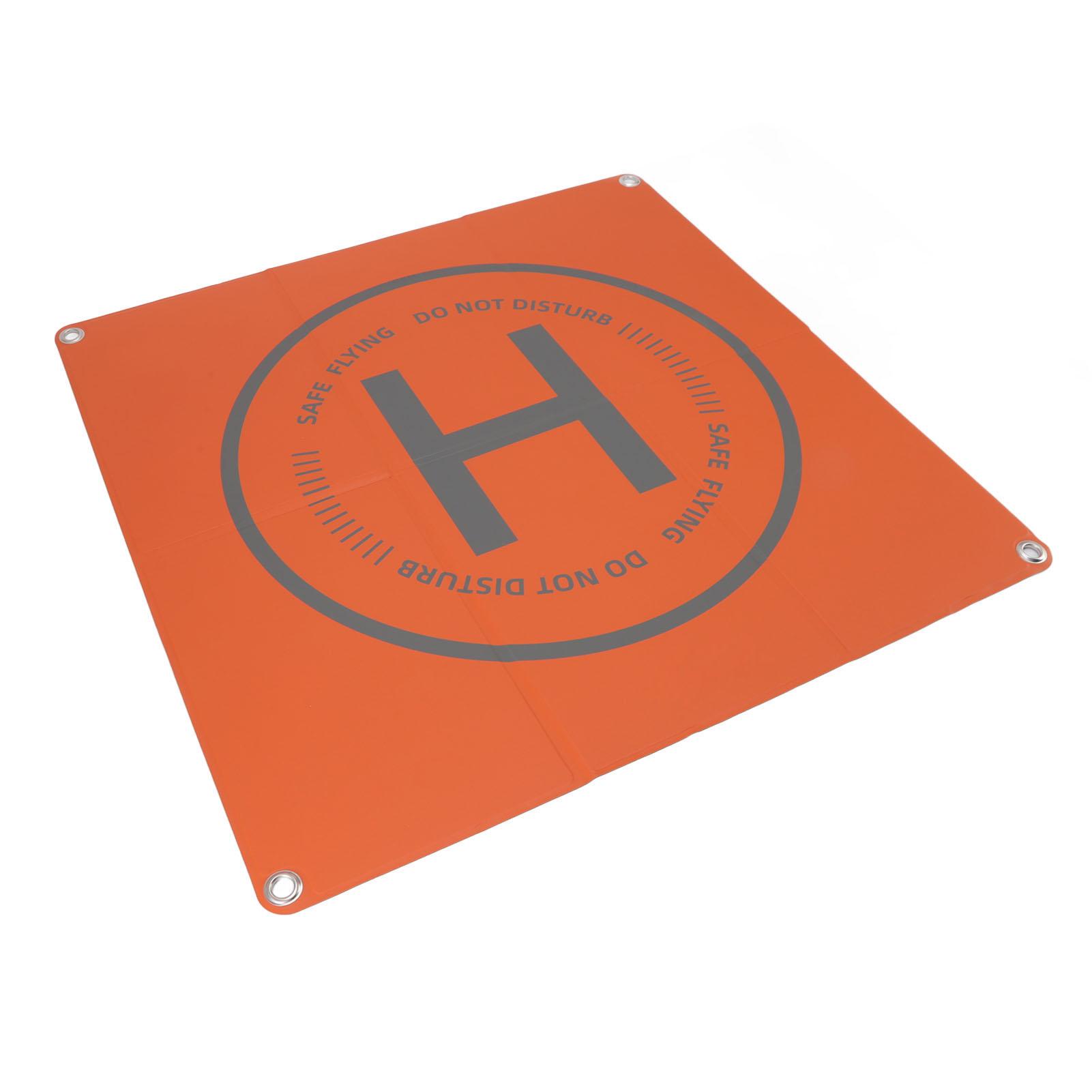 

Посадковий майданчик для дрона Двоколірний Дизайн з гаслом попередження про безпеку 65 см Квадратний Водонепроникний Складний Дрон