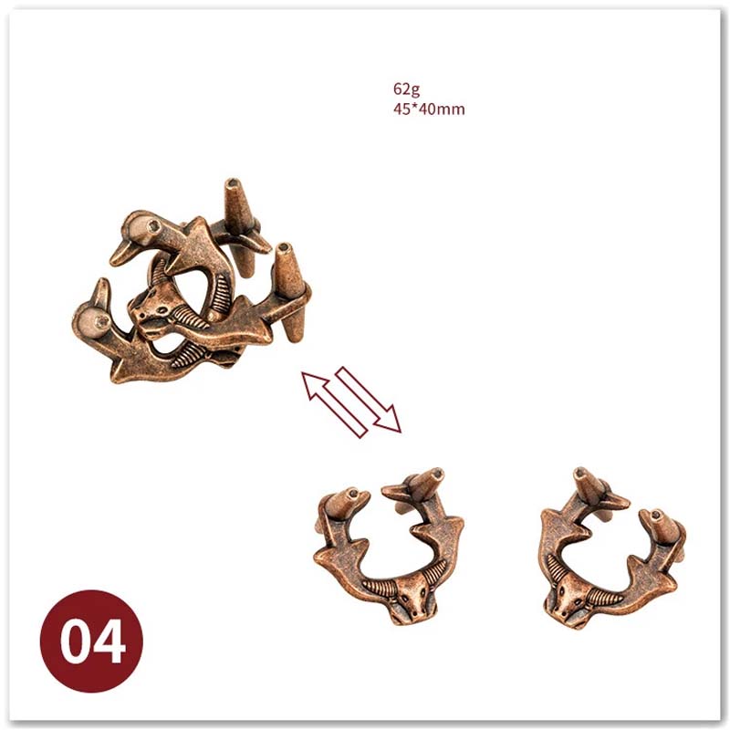 

Металлический 3D Пазл Игрушки для решения головоломок Разблокировка головоломки Кольцо Пряжка Детские Взрослые Игры-головоломки Досуг Игры-головоломки