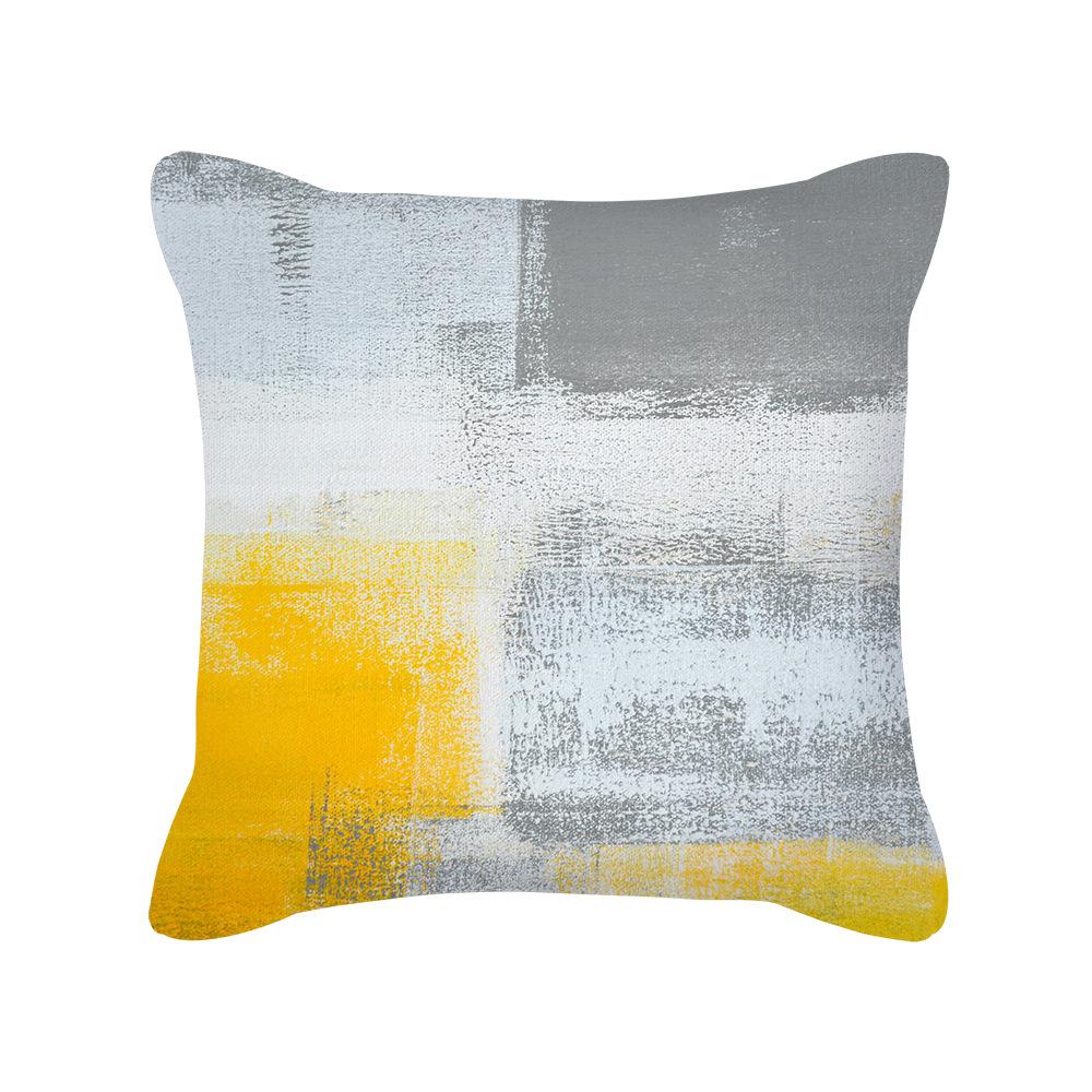 Pillow Nordic Abstract Decoration Home Sofa Bedside Cushion Cover Plush Pillow Cover