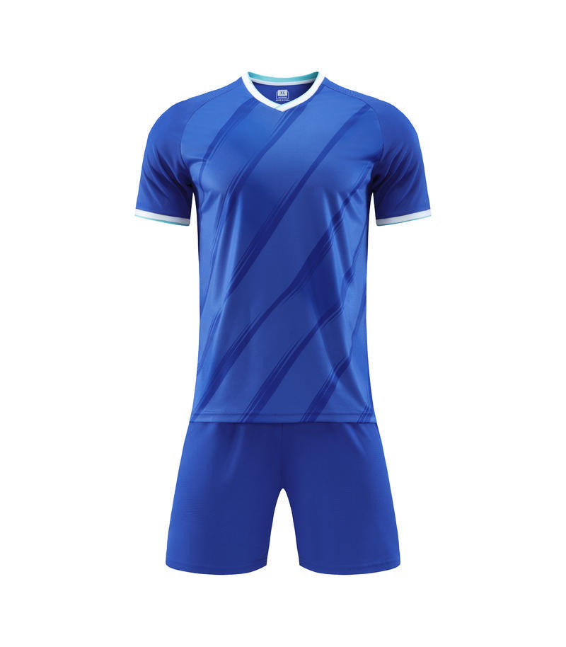 New Men S And Women S Kids Soccer Uniform Set Short Sleeve Quick Dry Student Team Competition Training Jersey Team Uniform 4XS