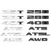 ABS Rear Tail Trunk Emblem Car Letter Logo Fender Side Stickers For Cadillac CT4 CT5 CT6 CTS XT4 XT5 XT6 XTS ATS AWD 25T 28T 40T