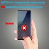 2 Stück 3D Curved Edge Sichtschutz Anti-Spy Peeping 9H Gehärtetes Glas für Redmi Note 15 13 14 Pro Plus Displayschutzfolie Schutzfolie