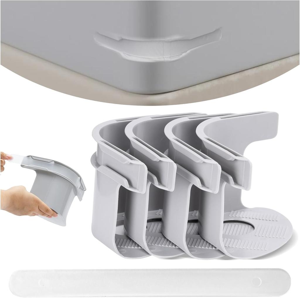 4/12pcs Bed Sheet Fixing Clip Invisible Bed Cover Fastener Quilt Sheet Straps Holder Clip Non-slip Fixing Device Bedsheet Clips