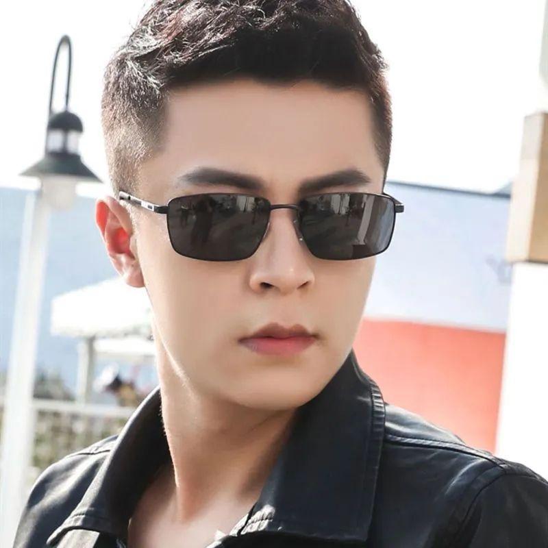 Polarized Sunglasses Metal Day Night Dual Use Sunglasses Photochromic Sunglasses Comfortable Uv400 Eyewear For Fishing Driving