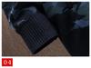 Men's Korean Style Camouflage Velvet Hoodie - Casual Autumn/Winter Knitwear