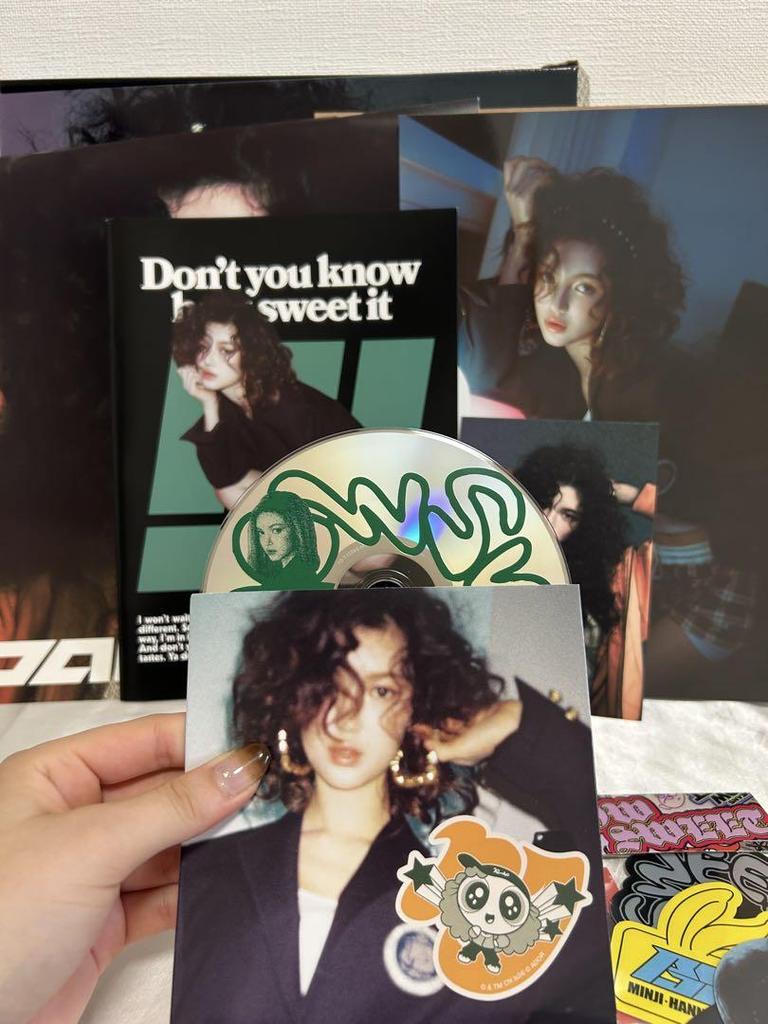 [USED] New Jeans How Sweet & Bubble Gum CD