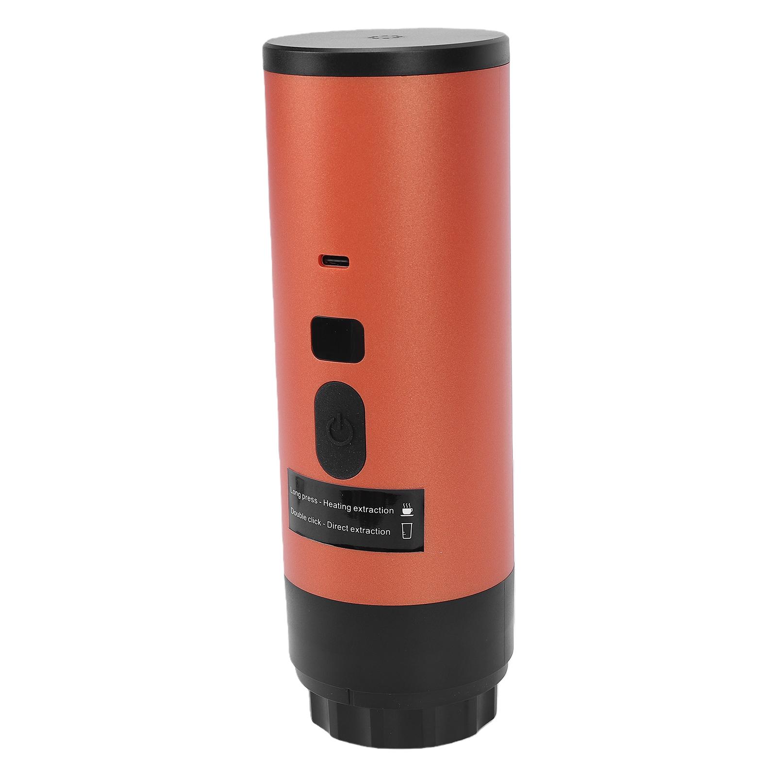 

Portable Capsule Coffee Machine Self Heating Travel Handheld Coffee Machine for Outdoor Home Use