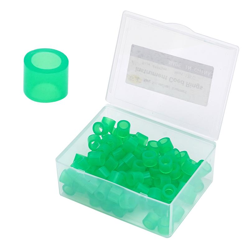 100Pcsbox Silicone Dental Instrument Color Code Rings Multi-Color Autoclavable Disinfection Orthodontic Universal Circle