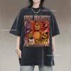 Vintage 90s Bootleg Five Nights At Freddy's Unisex Men's T-Shirt