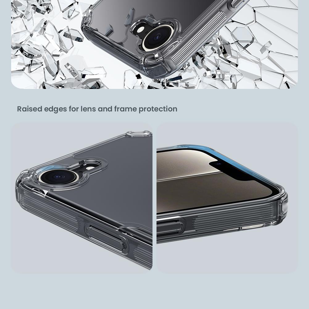 Nillkin For iPhone 16e Case Nature TPU Pro Transparent Soft Silicon Cover Clear Case