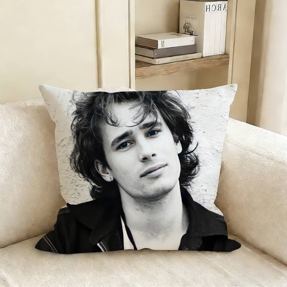 Funda de almohada JJeff BBuckley Funda de cojín para sofá de sala de estar Adecuada para decoración de hogar, dormitorio, habitación