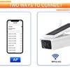3MP Solar WIFI Camera Wireless CCTV Security Surveillance Camera Low Power IP66 Waterproof IP Camera with NightVision PIR Detect