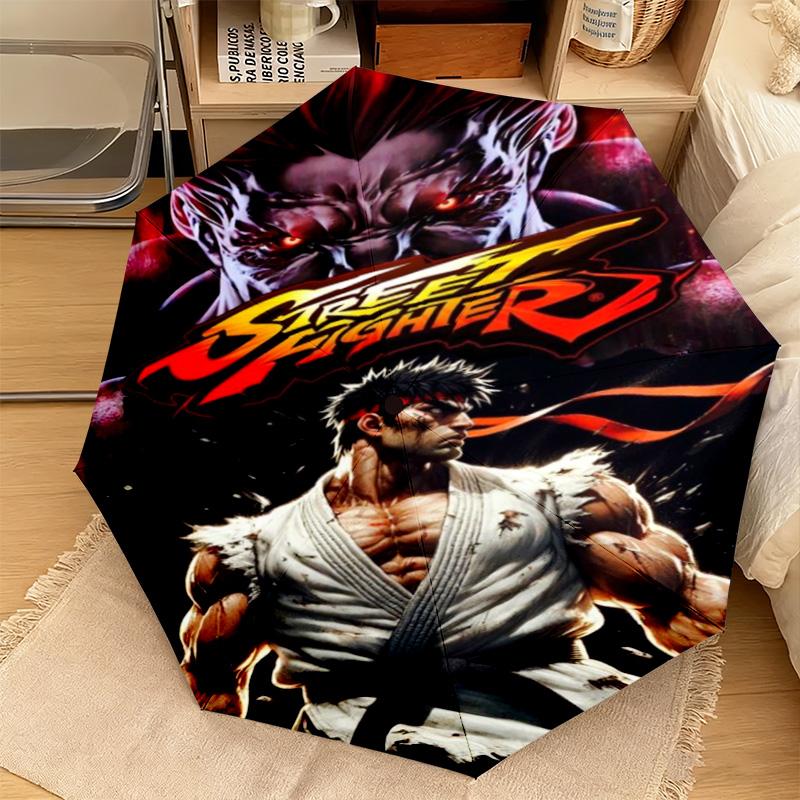 Super Street Fighter Automatic Umbrella - Suitable Travel Portable Umbrella Outdoor sun shading umbrella Suitable For All Seasons