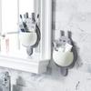 Creative Toothbrush Toothpaste Holder Mix Colors Storage Holders,Racks Bathroom Shelves Pencil/Pen Bathroom Accessories