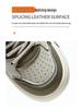 Bobodou Boys' 2025 Autumn Waterproof Leather Sneakers