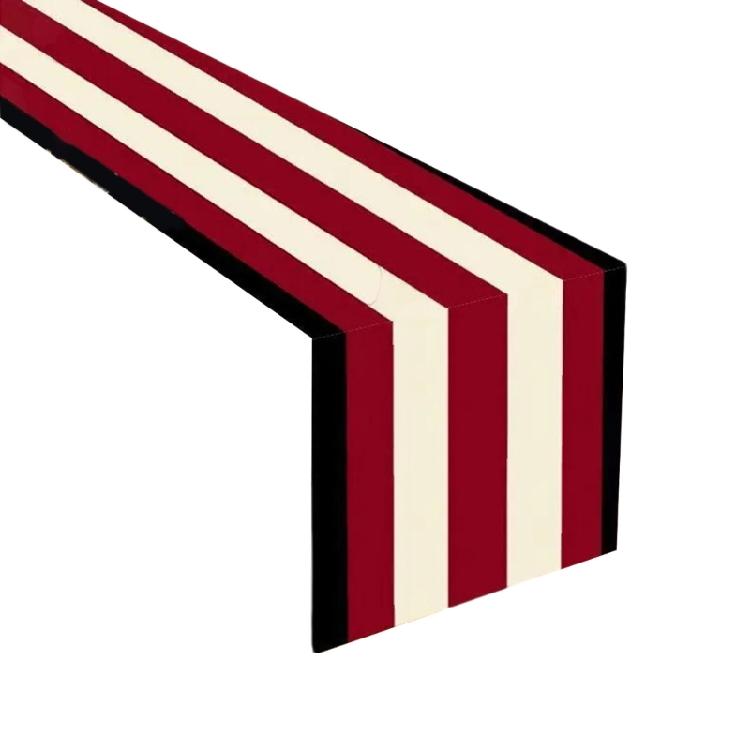 Caminho de Mesa Bandeira Vintage para o Dia da Independência Toalha de Mesa de Tecido de Linho Antiderrapante para Jantar e Decoração de Mesa Elegante