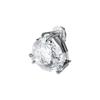 Mesmera Triangle Cut Crystal Single Clip-On Earrings Women Earrings Silver 5600752